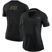 Black Women's Jerry Jeudy Denver Broncos Limited 2020 Salute To Service Jersey