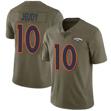 Green Youth Jerry Jeudy Denver Broncos Limited 2017 Salute to Service Jersey