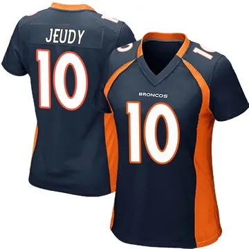 Navy Blue Women's Jerry Jeudy Denver Broncos Game Alternate Jersey