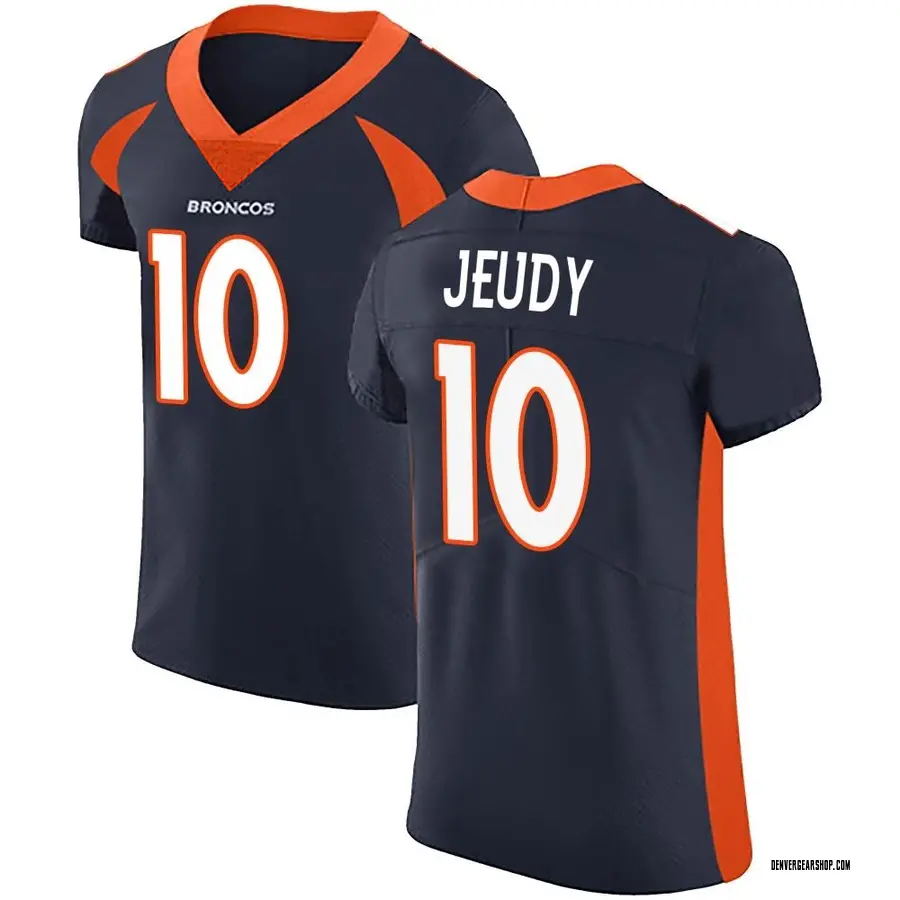 Navy Men's Jerry Jeudy Denver Broncos Elite Alternate Vapor Untouchable Jersey