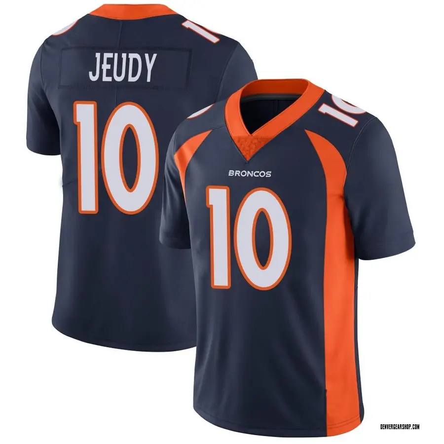 Navy Men's Jerry Jeudy Denver Broncos Limited Vapor Untouchable Jersey