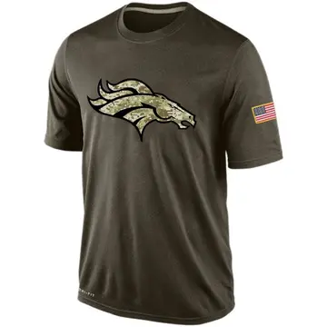 Olive Men's Denver Broncos Salute To Service KO Performance Dri-FIT T-Shirt