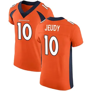 Orange Men's Jerry Jeudy Denver Broncos Elite Team Color Vapor Untouchable Jersey