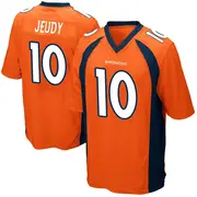 Orange Men's Jerry Jeudy Denver Broncos Game Team Color Jersey