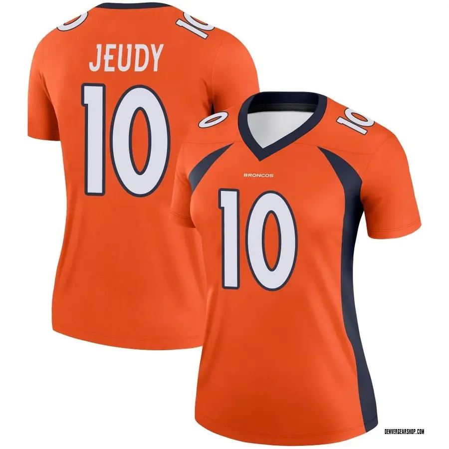 Orange Women's Jerry Jeudy Denver Broncos Legend Jersey