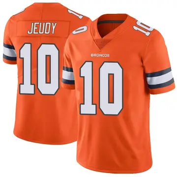 Orange Youth Jerry Jeudy Denver Broncos Limited Color Rush Vapor Untouchable Jersey
