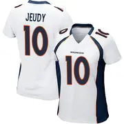 White Women's Jerry Jeudy Denver Broncos Game Jersey