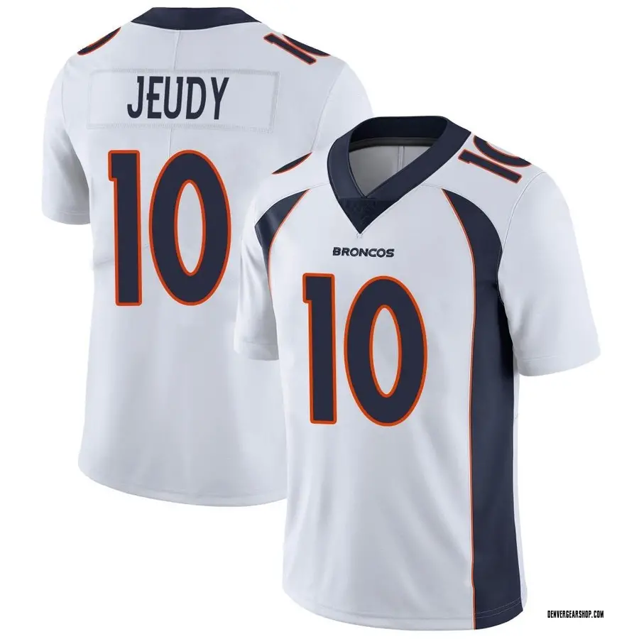 White Youth Jerry Jeudy Denver Broncos Limited Vapor Untouchable Jersey